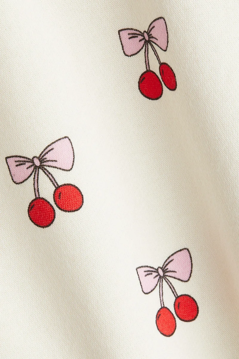 اتش اند ام سويت شيرت بطبعة وبطانة ناعمة